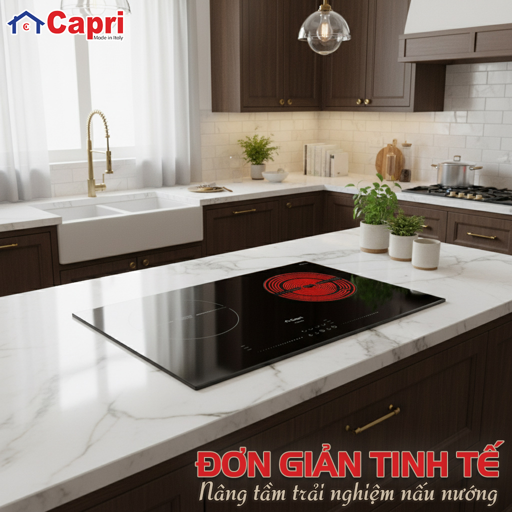 Bếp hồng ngoại điện từ CR-807HI
